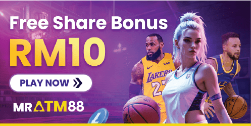 Play Now at MRATM88 and get RM10 Free Share Bonus