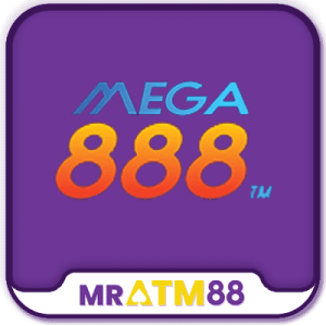 Image showing the Mega888 game lobby as accessible to users on the MrATM88 website.