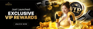 Mamak24 Exclusive VIP Rewards banner, detailing loyalty programs to compare with MRATM88's bonus value.