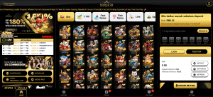 Screenshot of the Mamak24 homepage with 180% welcome bonus and game lobby for comparison.