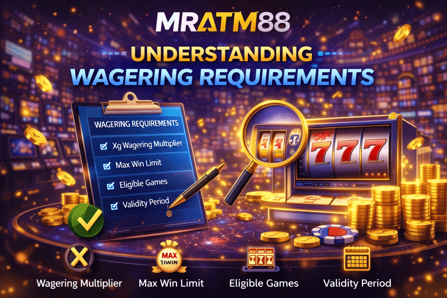 Understanding the wagering requirements for free credit rm18 no deposit