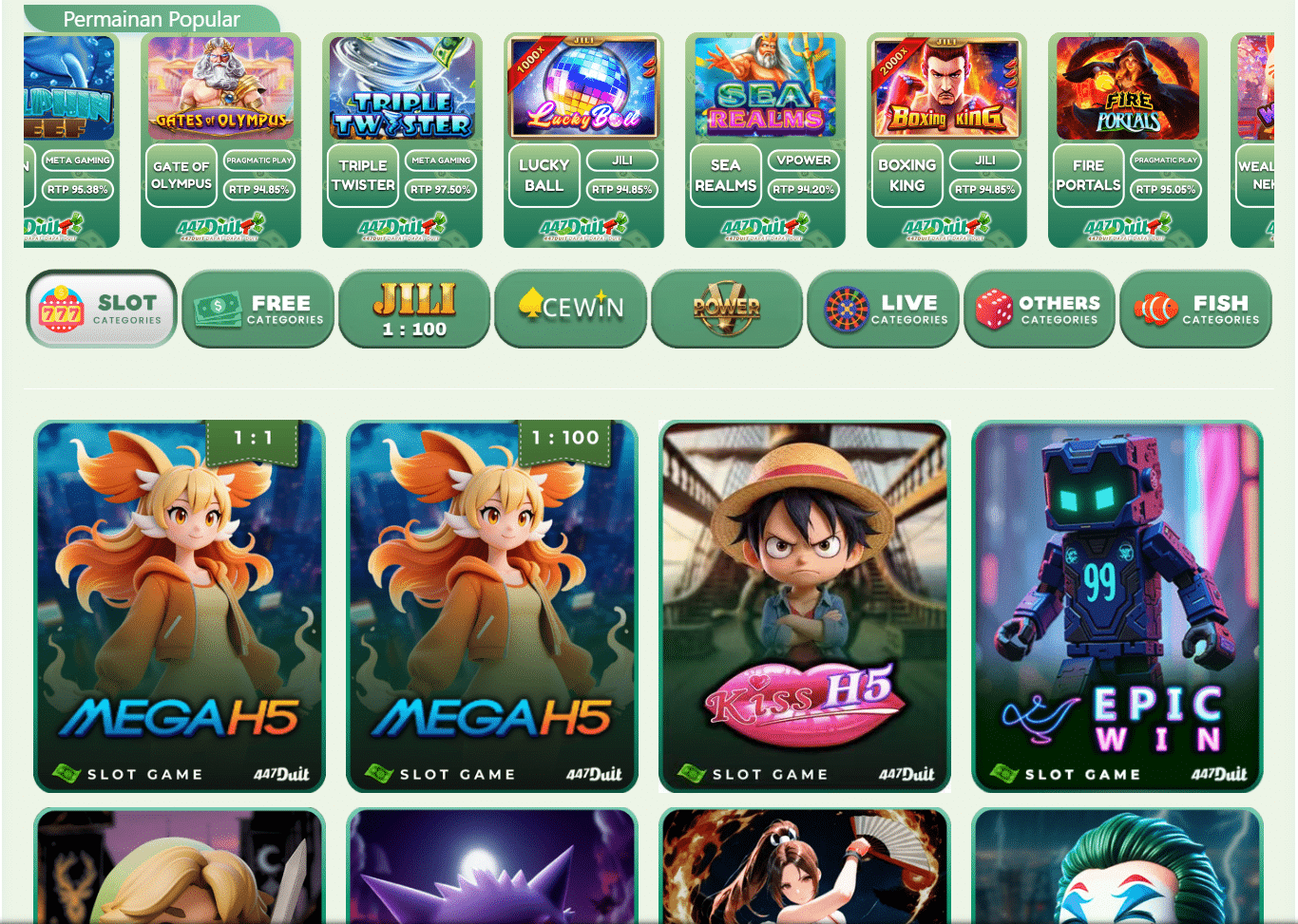 447duit online casino slots