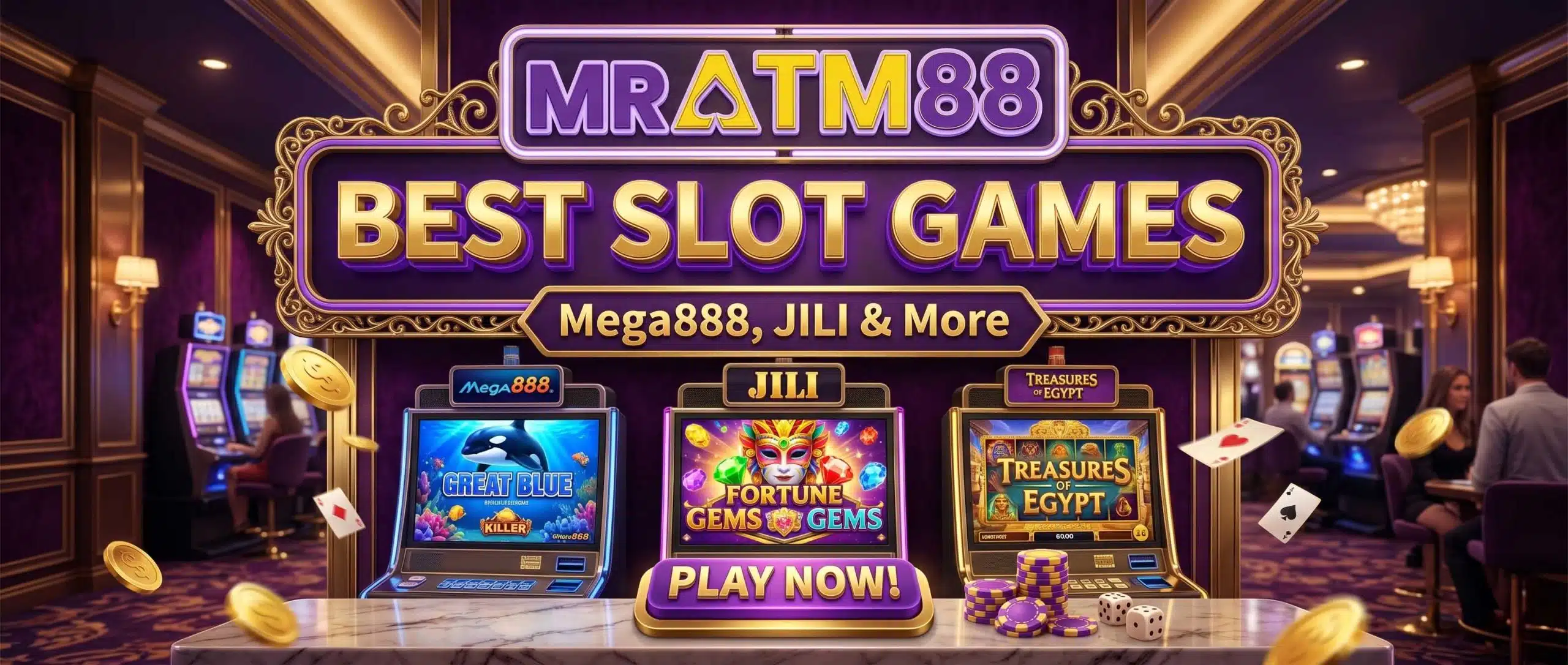 Best Slot Games at MrAtm88 | Mega888, JILI & More