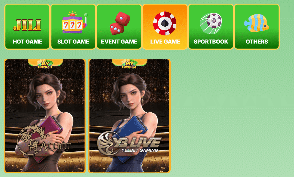 mytown33 online casino live game