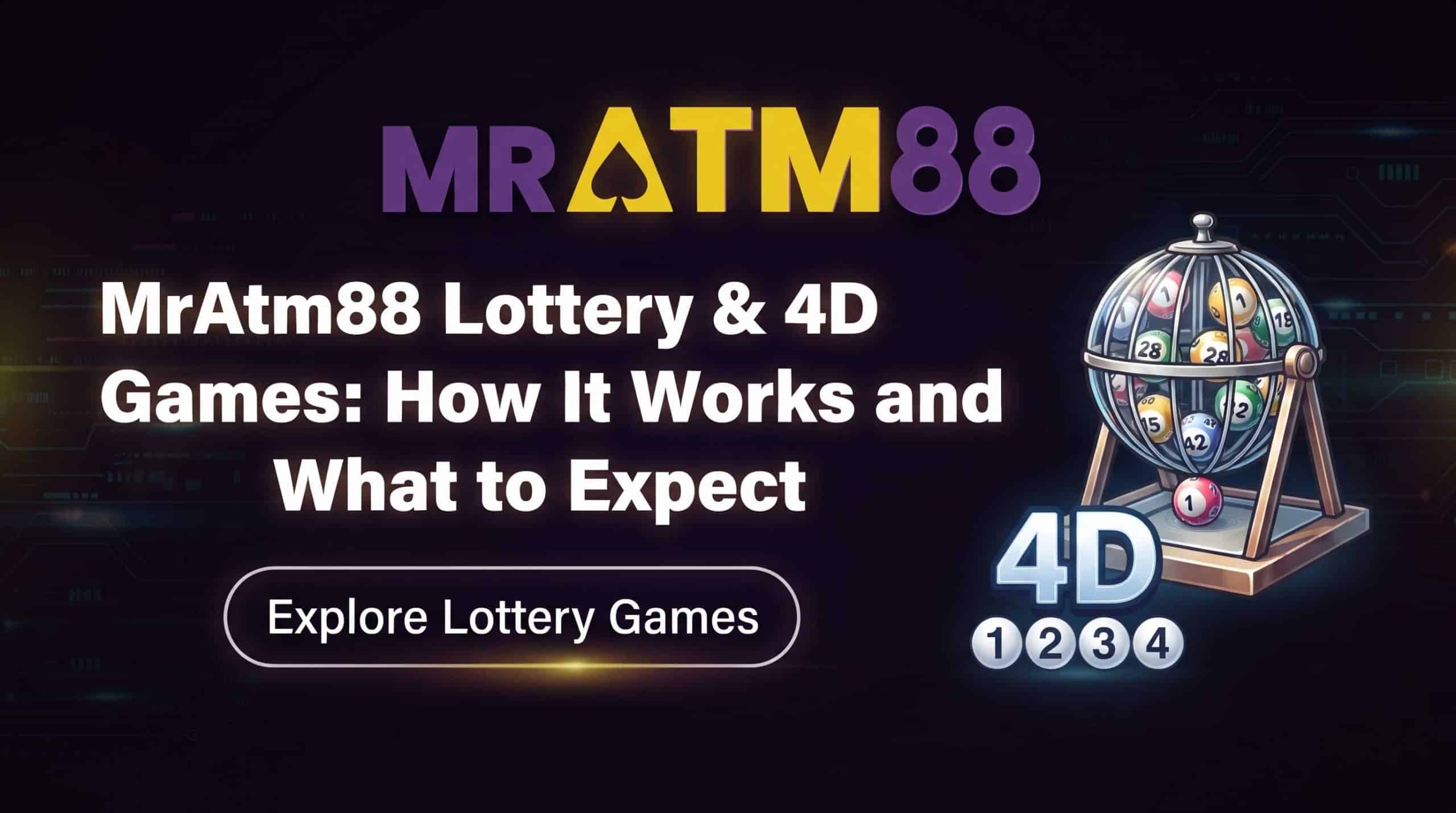 MrAtm88 Lottery & 4D Games: How It Works and What to Expect